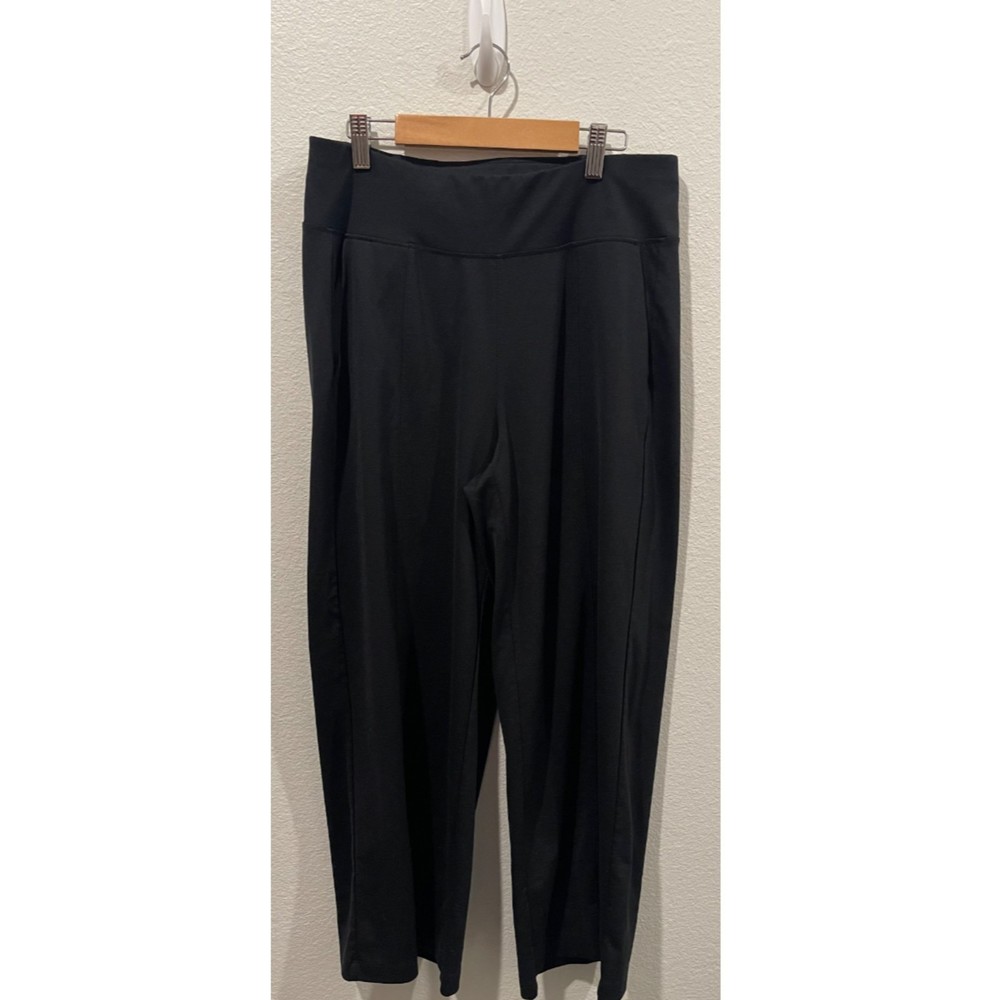 ATHLETA Black Wide Leg Pockets Pants